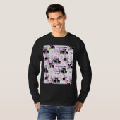 T-shirt Graphique Motif de Boston Terrier Pixelart (Devant entier)