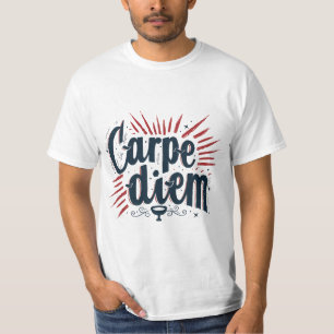 T-Shirt Graphique Motivant Carpe Diem