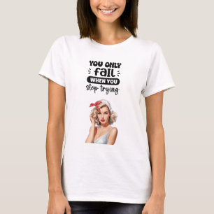 T-shirt graphique motivant Chemise inspirante