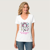 T-shirt graphique musical amusant (Devant entier)