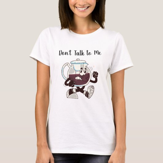 T-Shirt Graphique « Ne Me Parle Pas » – Message Mi (Devant)
