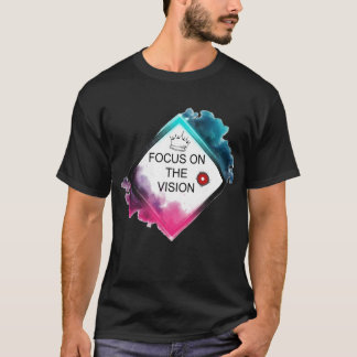 T-Shirt graphique néon « Focus on the Vision »