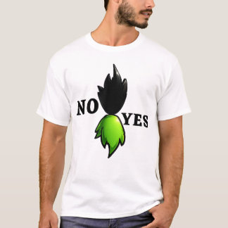 T-Shirt Graphique No Yes – Art Abstrait Minimalist