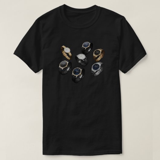 T-shirt graphique noir élégant (Design devant)