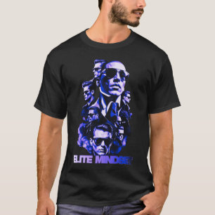 T-shirt graphique noir pour hommes Luxe Premium El