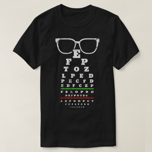 T-shirt Graphique oculaire des optimistes (Design devant)