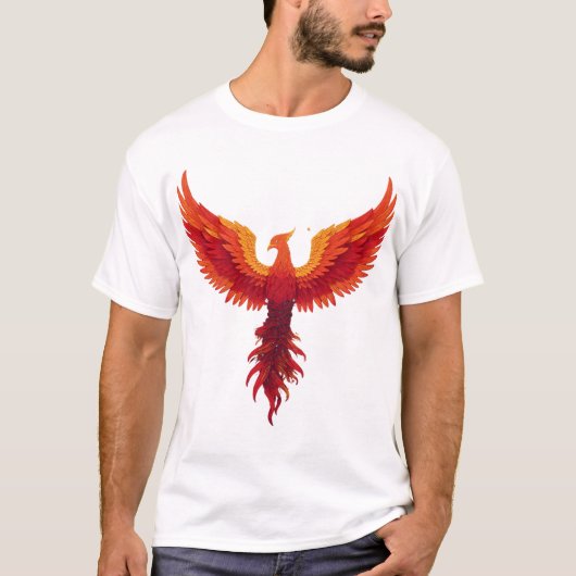 T-shirt graphique « Oiseau mythique » « Phénix mon (Devant)