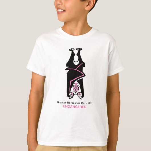 T-shirt Graphique original - Horseshoe BAT - Faune - (Devant)