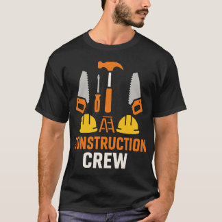 T-shirt Graphique Outils d'équipage de construction