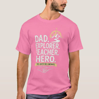 T-shirt graphique Papa | Cadeau de la fête des Pèr