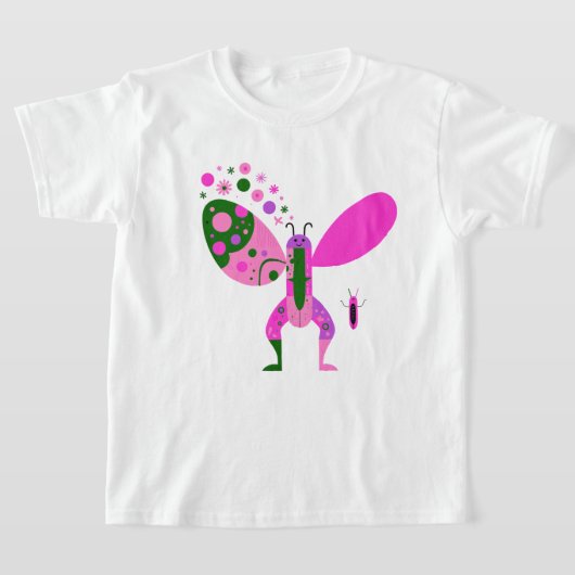 T-Shirt Graphique Papillon Coloré (Poser)