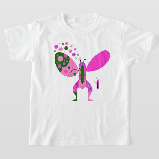 T-Shirt Graphique Papillon Coloré (Poser)
