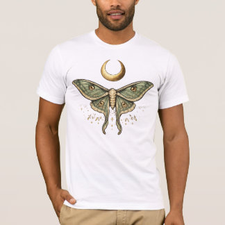 T-Shirt Graphique Papillon de Lune Mystique Esthét
