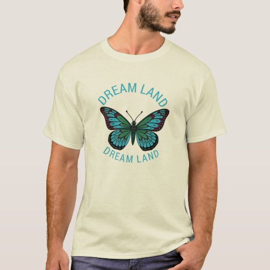 T-Shirt Graphique Papillon Dream Land (Devant)