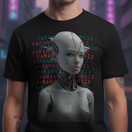 T-shirt graphique Paranoid Android