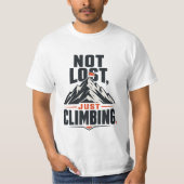 T-shirt graphique "Pas perdu, juste en train de gr (Devant)