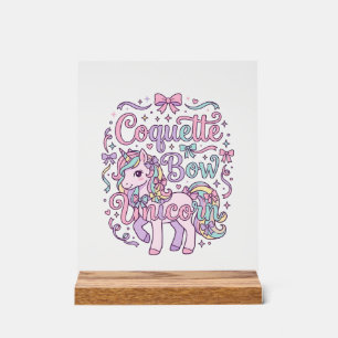 T-shirt graphique pastel mignon licorne coquette b