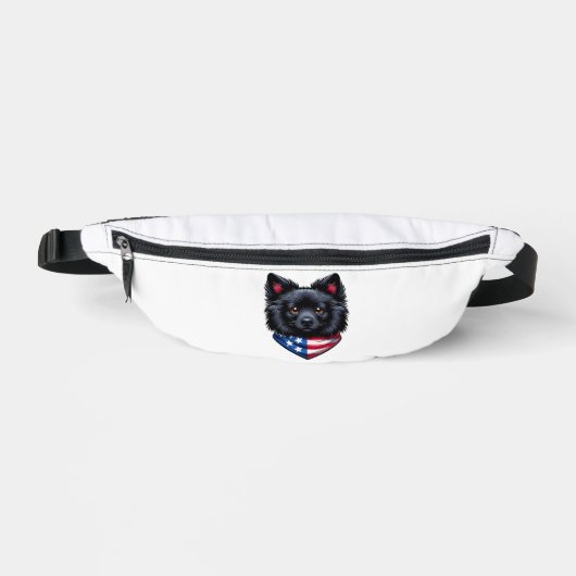 T-shirt graphique Patriot Pup (Recto)