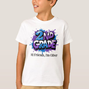 T-shirt graphique personnalisé pour enfants - Reto
