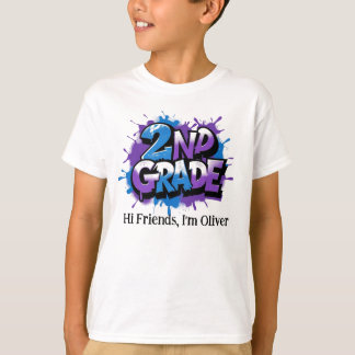 T-shirt graphique personnalisé pour enfants - Reto