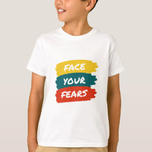T-shirt graphique pour adolescent garçon Face Your
