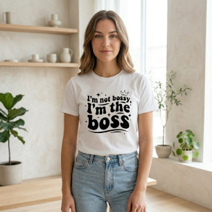 T-shirt graphique pour femme patronne Chemise avec