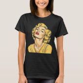 T-shirt graphique pour femmes Marilyn Monroe Retro (Devant)