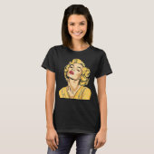 T-shirt graphique pour femmes Marilyn Monroe Retro (Devant entier)