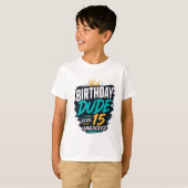 T-shirt graphique pour garçon adolescent anniversa (Devant entier)