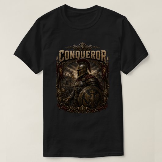 T-Shirt Graphique pour Hommes Conquérant (Design devant)