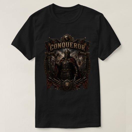 T-Shirt Graphique pour Hommes Conquérant (Design devant)