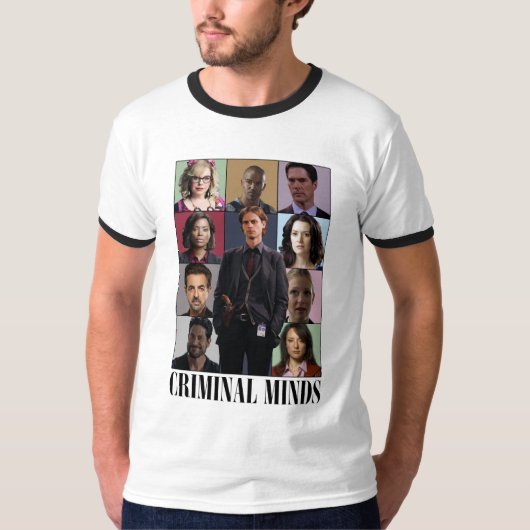 T-Shirt Graphique pour Hommes Équipe de Profilage (Devant)