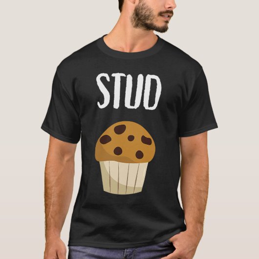 T-shirt Graphique pour Hommes Stud Muffin (Devant)