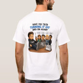 T-shirt graphique pour programmeur et support tech (Dos)
