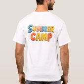 T-Shirt Graphique Rétro Camp d'Été (Dos)