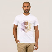 T-shirt Graphique Retro Comic Skull (Devant entier)