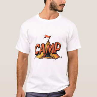 T-shirt graphique rétro de camp d'été !