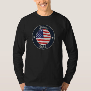 T-shirt Graphique Rétro de Souvenir d'État d'Arizona