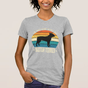 T-shirt Graphique Rétro pour Amateur de Boston Terrier_1