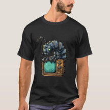 T-shirt graphique Retro TV Sci-Fi Bug