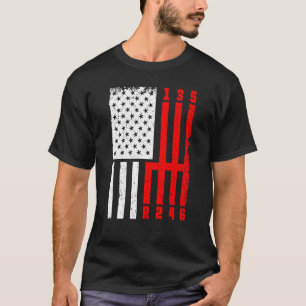 T-shirt Graphique Rétro Voiture Mécanicien Automobile Tech