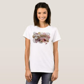 T-shirt graphique rose gras BOIS AVEC MOI (Devant entier)