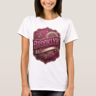 T-shirt graphique rose ICONIQUE BROOKLYN
