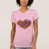 T-shirt graphique rose "Love Without Limits" pour (Devant)