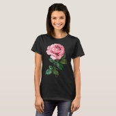 T-shirt Graphique rose Tri-blend Premium  (Devant entier)