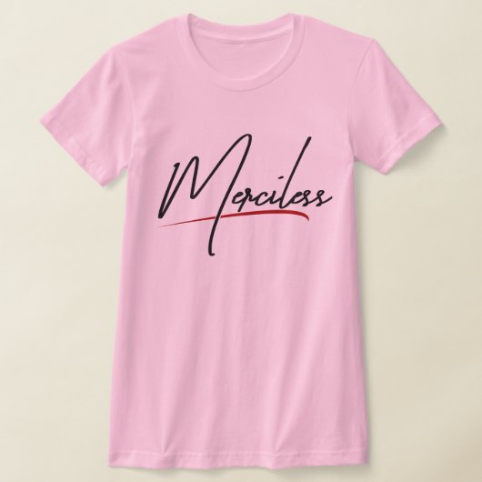 T-shirt graphique "sans pitié" - Tours de rue gras (Poser)