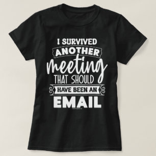 T-shirt graphique sarcastique - drôle, survécu au 