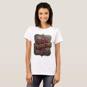 T-shirt graphique Sharp Gold REST IS PRODUCTIVE (Devant entier)
