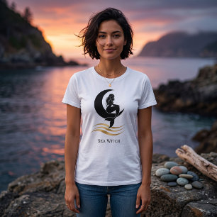 T-shirt graphique Sirène Sorcière des Mers Lune