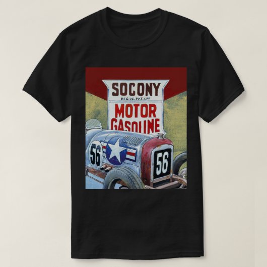 T-shirt Graphique Socony Moteur Essence (Design devant)